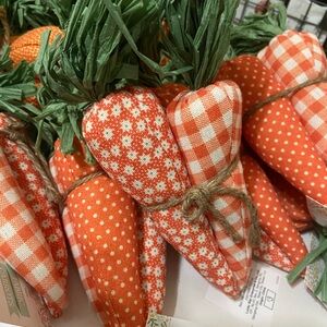 Fabric Carrot Decor Easter Bundle Bulk 16 three piece sets